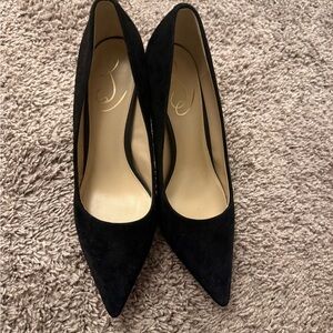 Sam Edelman Classic Black Pointed-Toe Women's Pumps
